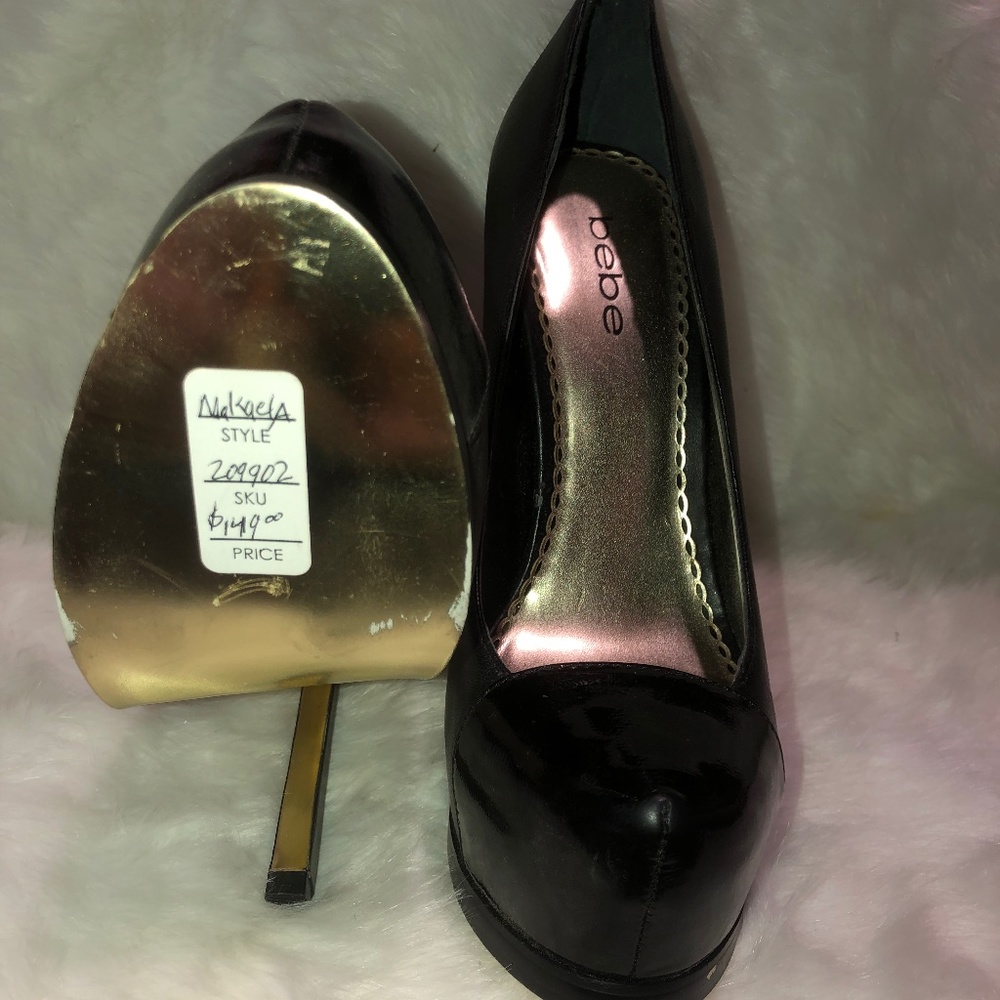 Bebe makela heels size  7
